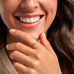 Bague Ionut Or Jaune Oxyde De Zirconium - Bagues solitaires Femme | Histoire d&rsquo;Or