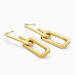 Boucles D'oreilles Pendantes Lyre Acier Jaune - Boucles d'oreilles fantaisie Femme | Histoire d’Or