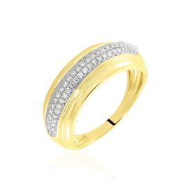 Bague Or Jaune Esmaralda Diamants - Bagues avec pierre Femme | Histoire d’Or