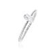 Bague Solitaire Nellette Argent Oxyde De Zirconium - Bagues solitaires Femme | Histoire d’Or