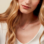 Collier Elinore Argent Blanc Oxyde De Zirconium - Colliers fantaisie Femme | Histoire d&rsquo;Or