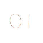 Cr&eacute;oles Argent Rose Olympia - Boucles d'oreilles cr&eacute;oles Femme | Histoire d&rsquo;Or