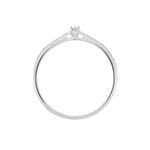 Bague Solitaire Hemera Or Blanc Diamant - Bagues solitaires Femme | Histoire d&rsquo;Or