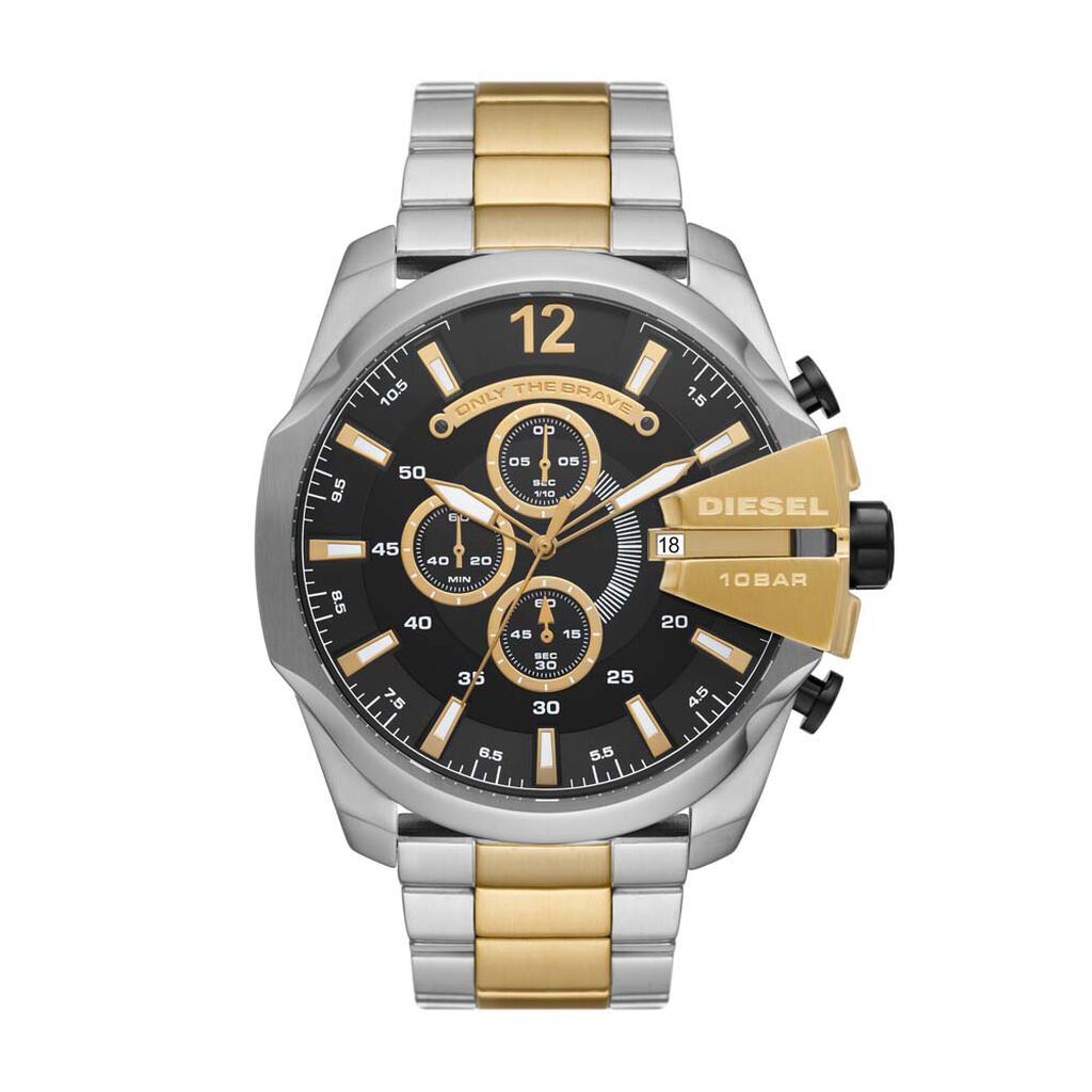 Montre Diesel Mega Chief Noir - Montres Homme | Histoire d&rsquo;Or