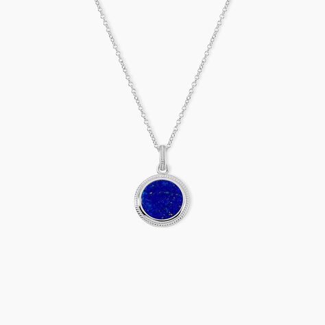 Collier Argent Blanc Zea Lapis Lazulis - Colliers fantaisie Femme | Histoire d&rsquo;Or