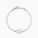 Bracelet Toi Et Moi Argent Blanc - Bracelets Femme | Histoire d’Or