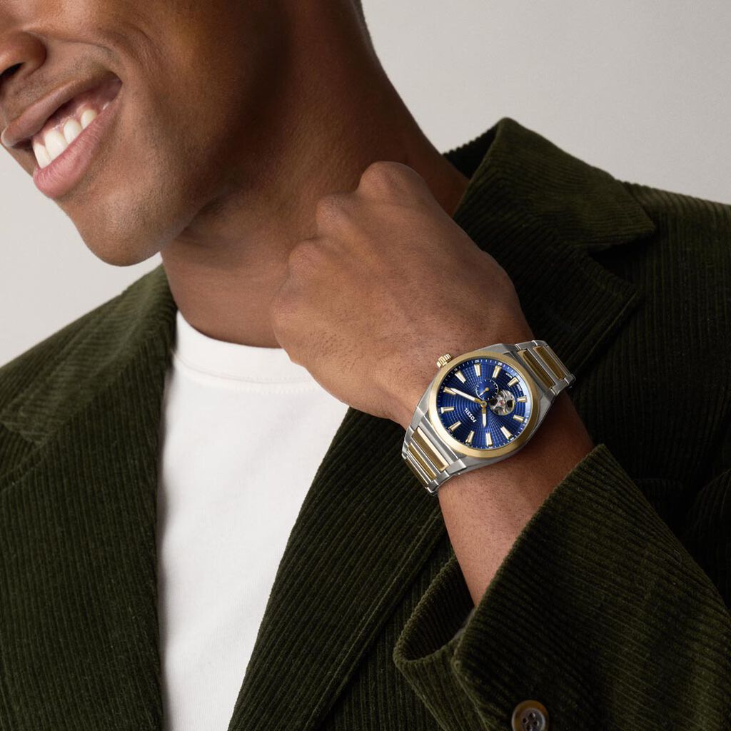 Montre Fossil Everett Automatic Bleu - Montres Homme | Histoire d’Or
