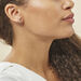 Créoles Bleona Croisees Or Bicolore - Boucles d'oreilles créoles Femme | Histoire d’Or