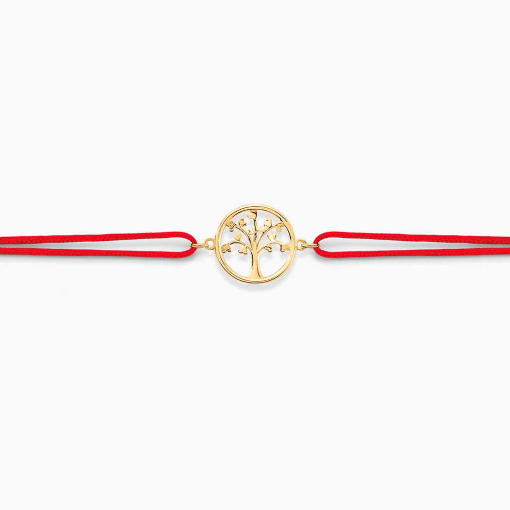 Bracelet Genevivo Or Jaune - Bracelets cordon Famille | Histoire d’Or