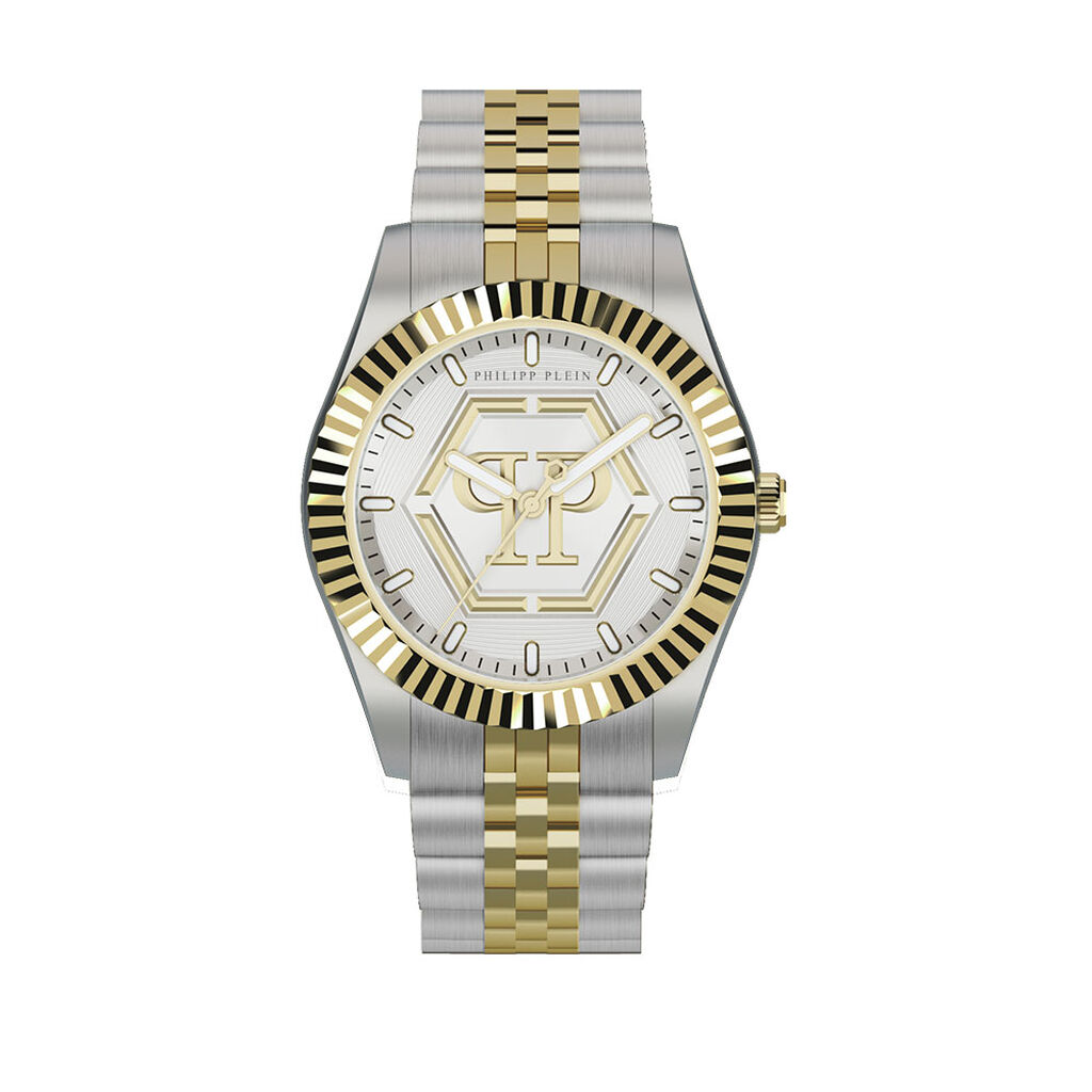 Montre Philipp Plein Date Superlative Argent&eacute; - Id&eacute;es cadeaux Femme | Histoire d&rsquo;Or