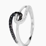 Bague Loriana Or Blanc Diamant - Bagues avec pierre Femme | Histoire d&rsquo;Or