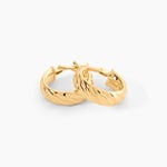 Cr&eacute;oles Mara Or Jaune - Boucles d'oreilles mini Femme | Histoire d&rsquo;Or