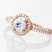 Bague Stelila Or Rose Oxyde De Zirconium - Bagues solitaires Femme | Histoire d’Or