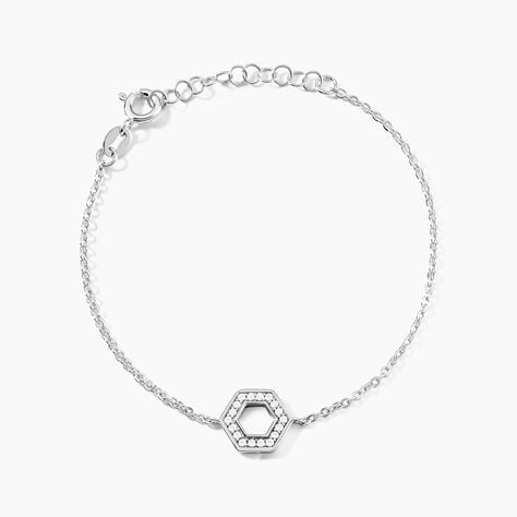 Bracelet Noely Argent Blanc Oxyde De Zirconium - Bracelets Femme | Histoire d&rsquo;Or