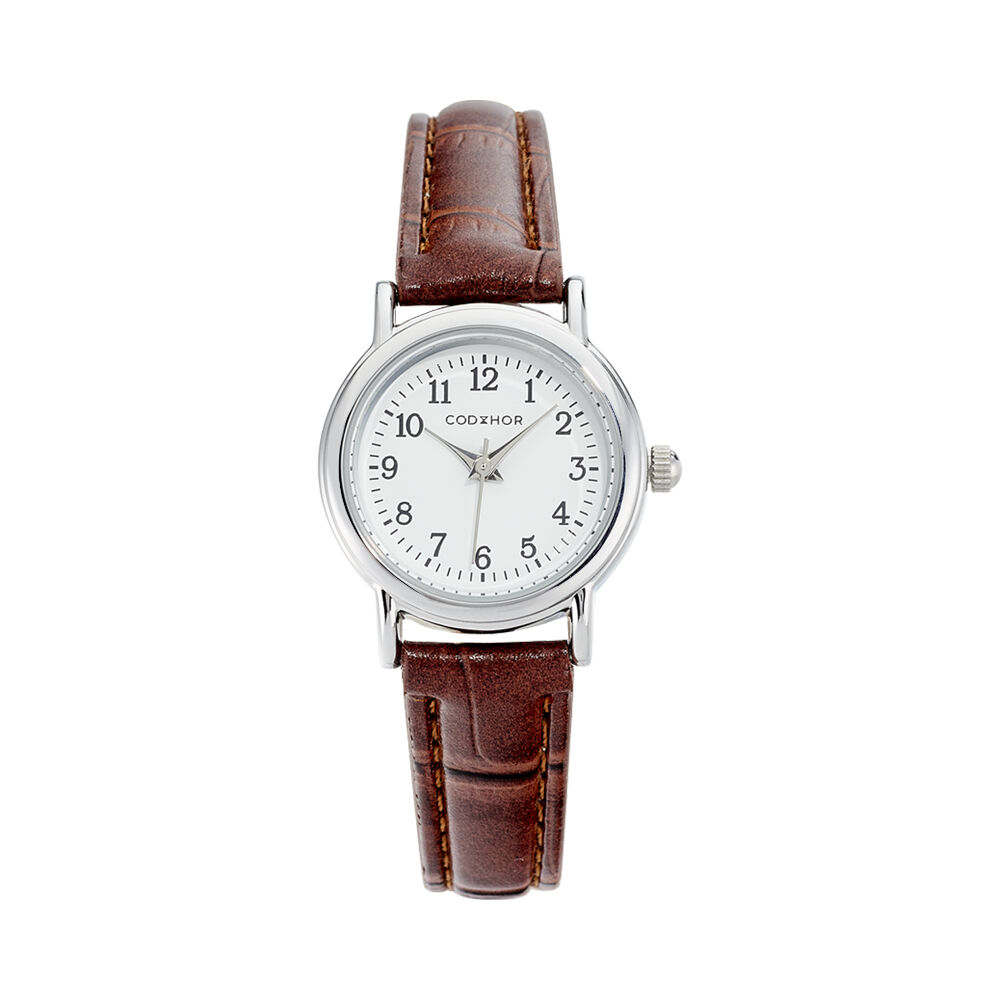Montres Codhor CD1780 BR Laiton Boucle Ardillon Blanc Ronde