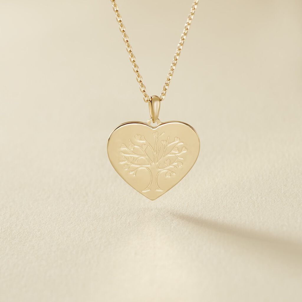 Collier Rauline Plaqué Or Jaune - Colliers Arbre de vie Femme | Histoire d’Or