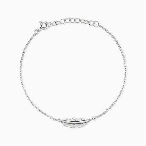 Bracelet Garoa Argent Blanc - Bijoux sans pierre Femme | Histoire d&rsquo;Or