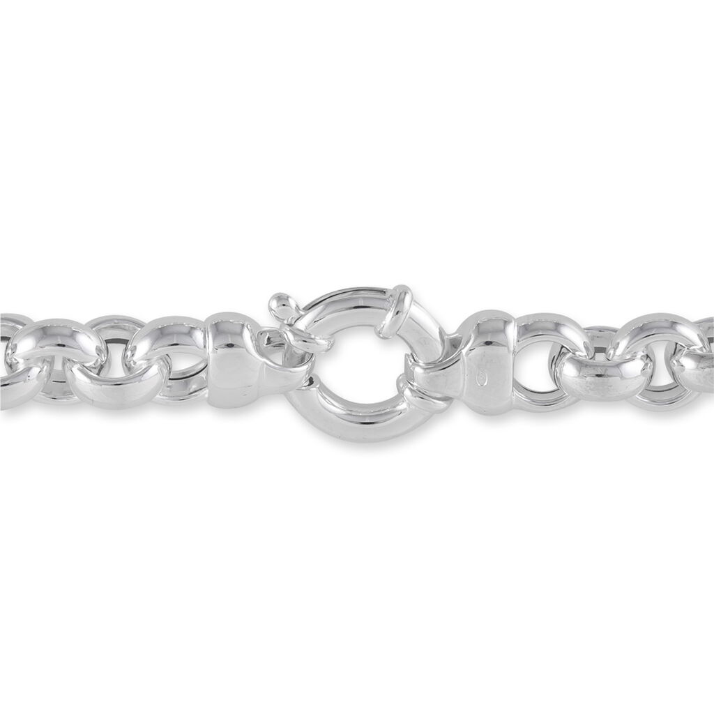 Bracelet Carola Maille Jaseron Argent Blanc - Bracelets chaîne Femme | Histoire d’Or
