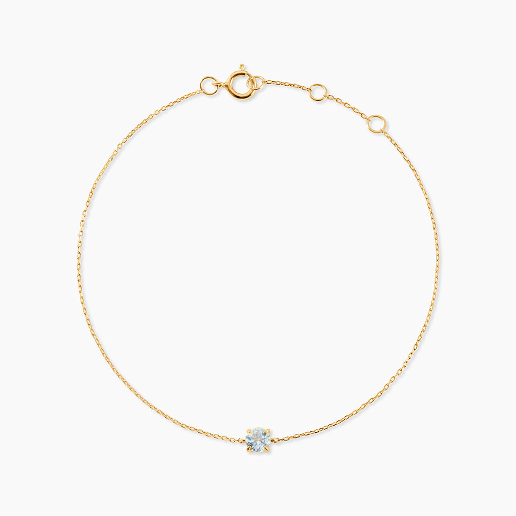 Bracelet Sa&iuml;da Or Jaune Topaze - Bracelets Femme | Histoire d&rsquo;Or