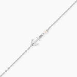 Bracelet Gwenaelle Argent Blanc Perle D'imitation - Bracelets Femme | Histoire d&rsquo;Or
