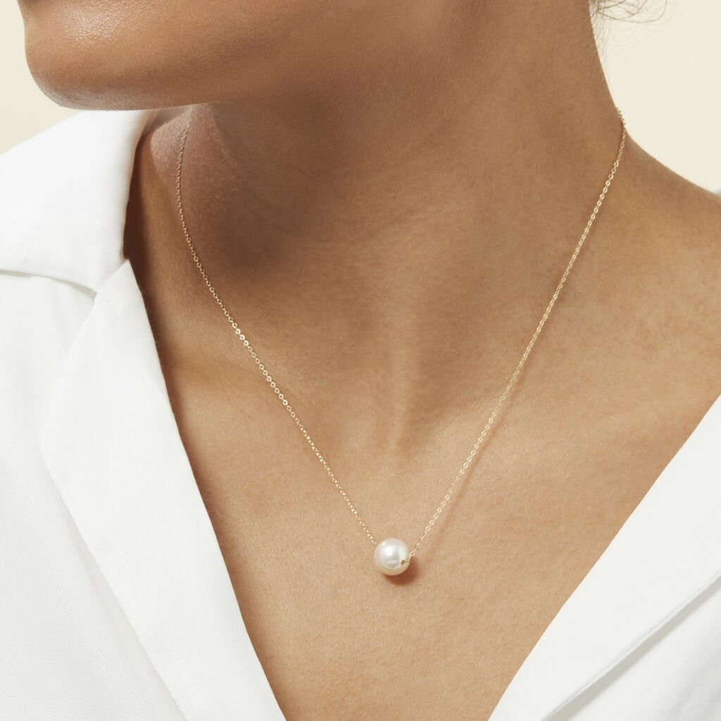 Collier Sissy Or Jaune Perle De Culture - Colliers Femme | Histoire d’Or