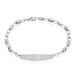 Bracelet Identité Evin Maille Grain De Cafe Or Blanc - Bracelets Communion Enfant | Histoire d’Or