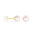 Boucles D'oreilles Puces Suki Or Jaune Perle De Culture - Clous d'oreilles Femme | Histoire d’Or