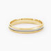 Alliance Jodelle Ruban Plat Or Bicolore - Alliances Unisex | Histoire d’Or