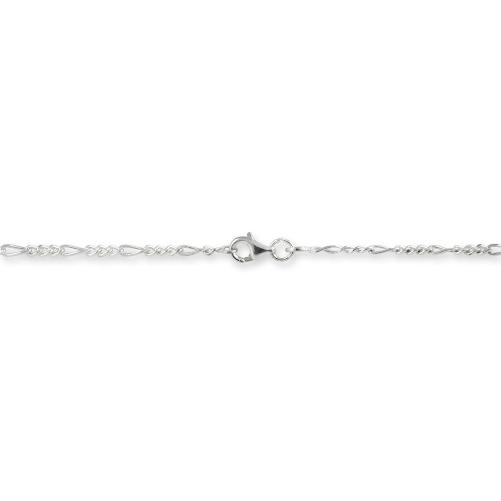 Cha&icirc;ne Lyndsayae Maille Altern&eacute;e 1/3 Argent Blanc - Chaines Homme | Histoire d&rsquo;Or