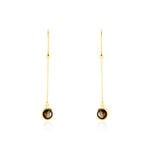 Boucles D'oreilles Pendantes Arenale Or Jaune Quartz - Boucles d'oreilles pendantes Femme | Histoire d&rsquo;Or