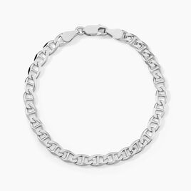 Bracelet Maille Argent Nazima - Bracelets chaîne Homme | Histoire d’Or