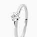 Bague Solitaire Natalia Pl Platine Blanc Diamant - Bagues solitaires Femme | Histoire d’Or