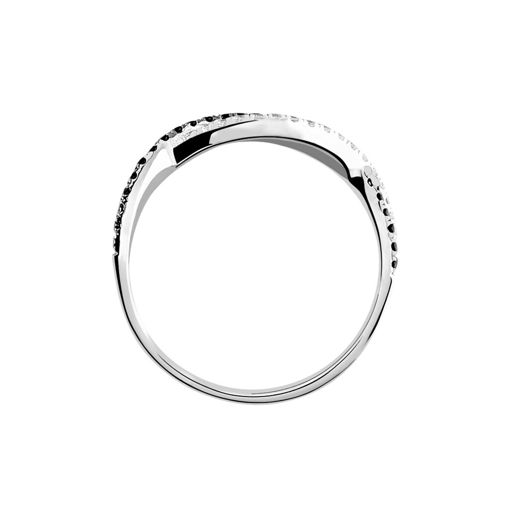 Bague Prudentia Argent Blanc Oxyde De Zirconium - Bagues avec pierre Femme | Histoire d’Or