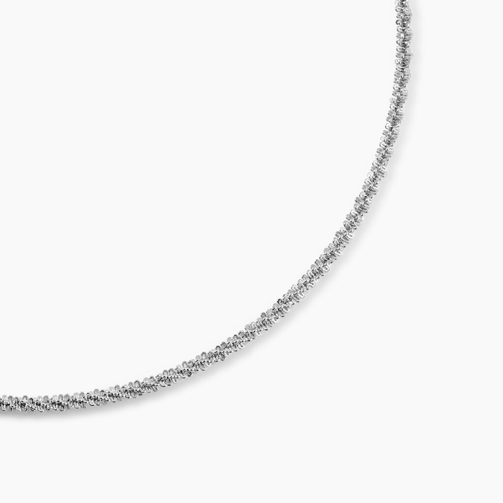Collier Harlow Acier Blanc - Bijoux sans pierre Femme | Histoire d&rsquo;Or