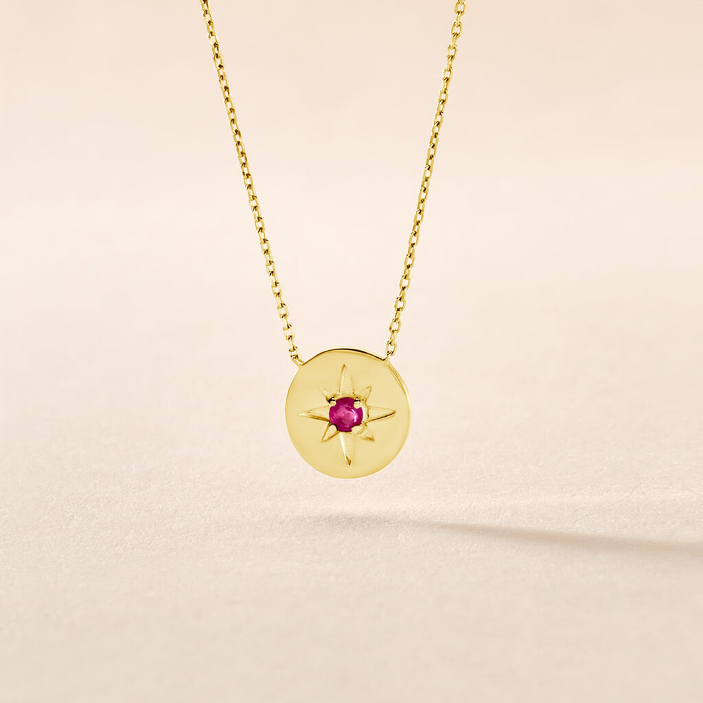 Collier Melchior Or Jaune Rubis - Colliers Femme | Histoire d’Or