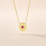 Collier Melchior Or Jaune Rubis - Colliers Femme | Histoire d&rsquo;Or
