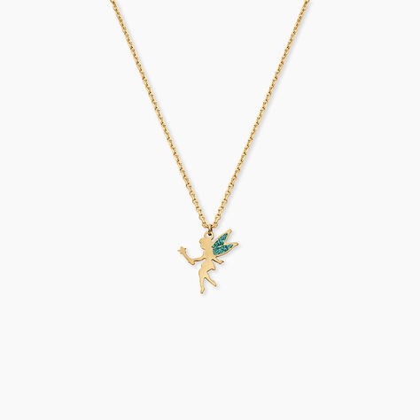 Collier Feelia Argent Dor&eacute; A L'Or 750/1000 - Colliers Enfant | Histoire d&rsquo;Or