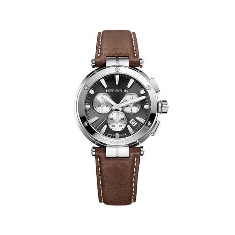 Montre Herbelin Newport Chrono Gris - Montres Homme | Histoire d&rsquo;Or