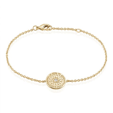 Bracelet Laurina Plaqué Or Jaune Oxyde De Zirconium - Bracelets Femme | Histoire d’Or