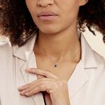 Collier Odessa Or Blanc Saphir Diamant - Colliers Femme | Histoire d&rsquo;Or