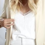 Collier De Dos Ou Sautoir Argent Blanc Indigo Oxyde De Zirconium - Sautoirs Femme | Histoire d&rsquo;Or