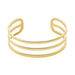 Bracelet Jonc Adel Acier Jaune - Bracelets fantaisie Femme | Histoire d’Or