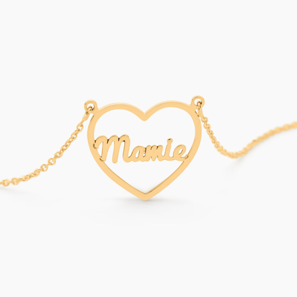 Collier Nannie Or Jaune - F&ecirc;te des m&egrave;res Femme | Histoire d&rsquo;Or