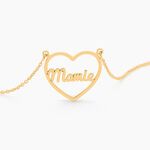 Collier Nannie Or Jaune - F&ecirc;te des m&egrave;res Femme | Histoire d&rsquo;Or