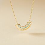 Collier Zoila Plaqu&eacute; Or Jaune Oxyde De Zirconium - Colliers fantaisie Femme | Histoire d&rsquo;Or