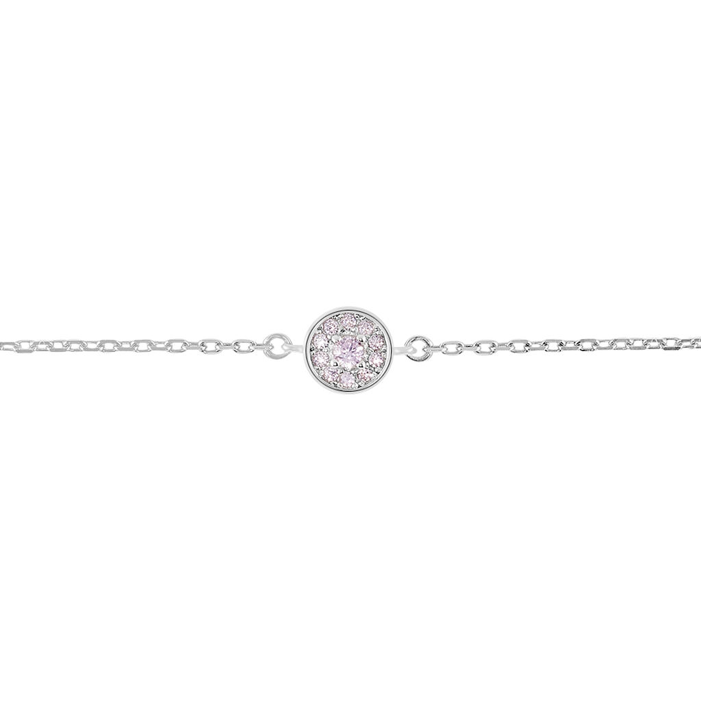 Bracelet Auxana Argent Blanc Oxyde De Zirconium - Bracelets Femme | Histoire d’Or