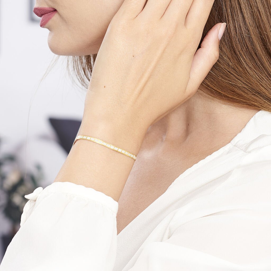 Bracelet Nuriaae Argent Jaune - Bracelets chaîne Femme | Histoire d’Or