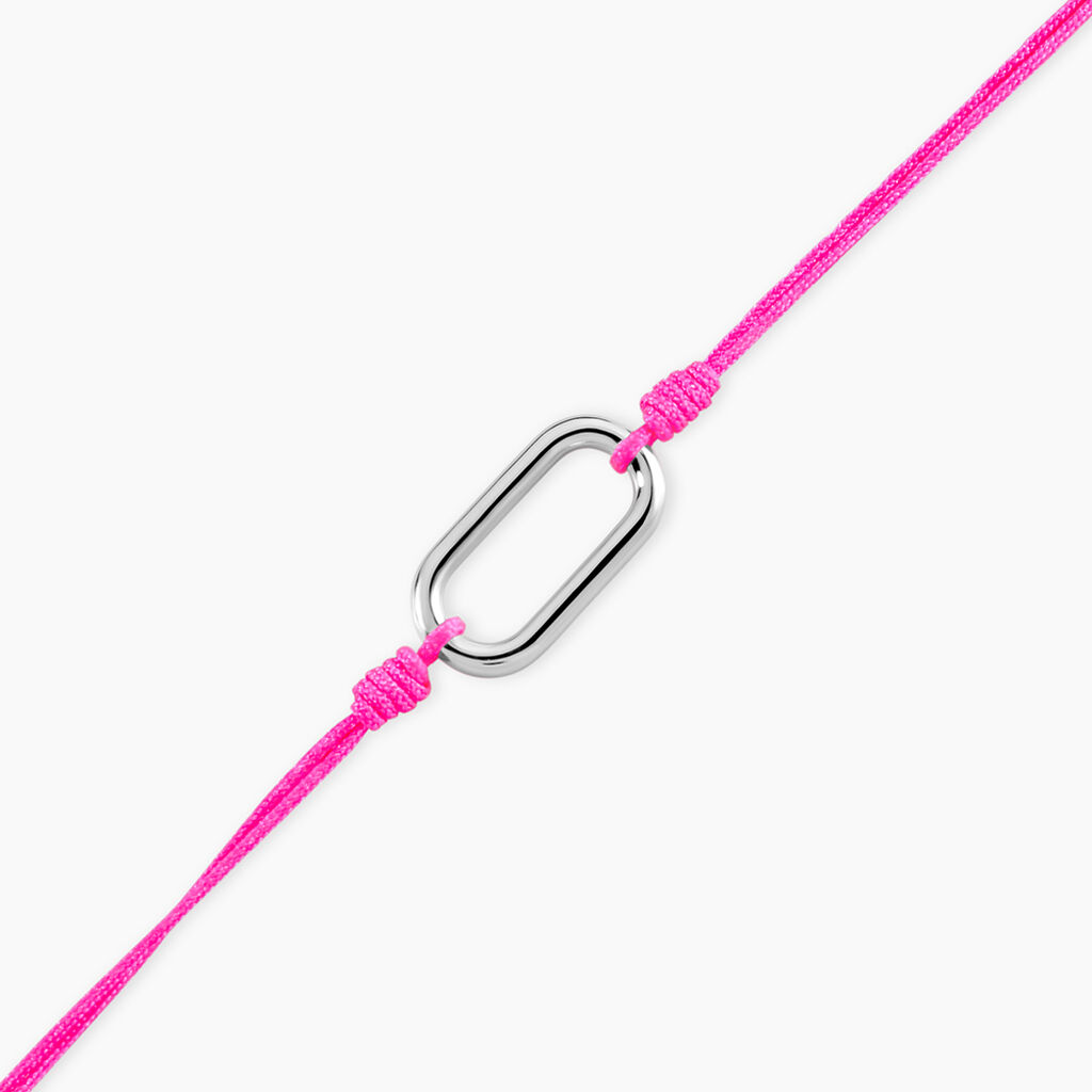 Bracelet Infini Pop Argent Blanc - Bracelets cordon Femme | Histoire d&rsquo;Or