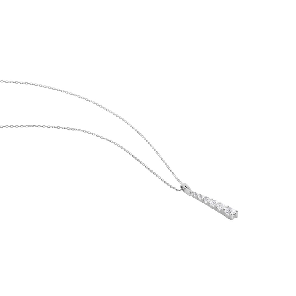 Collier Georas Or Blanc Oxyde - Colliers Femme | Histoire d’Or