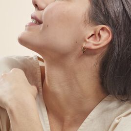Créoles Telya Or Jaune - Boucles d'oreilles créoles Femme | Histoire d’Or
